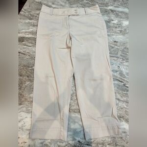 LOFT Catalina Capris Julie Fit Women’s Size 2 Khaki Beige Cropped Pants